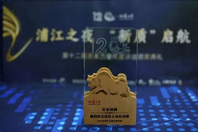 尊龙凯时创园荣获证券之星资本力量2024年度最具社会责任上市公司等两项大奖